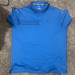 Adidas Men's Vibrant Blue Polo